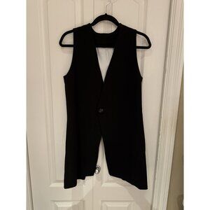 Alice + Olivia Elegant Black Sleeveless Vest